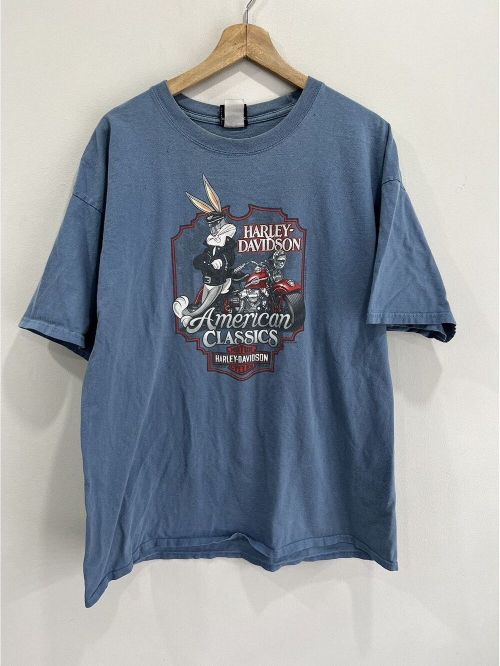 Vintage Harley Davidson Looney Tunes Bugs Bunny Shirt